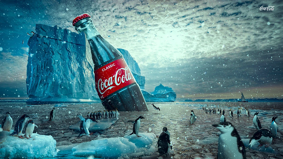 Creative digital advertising concept